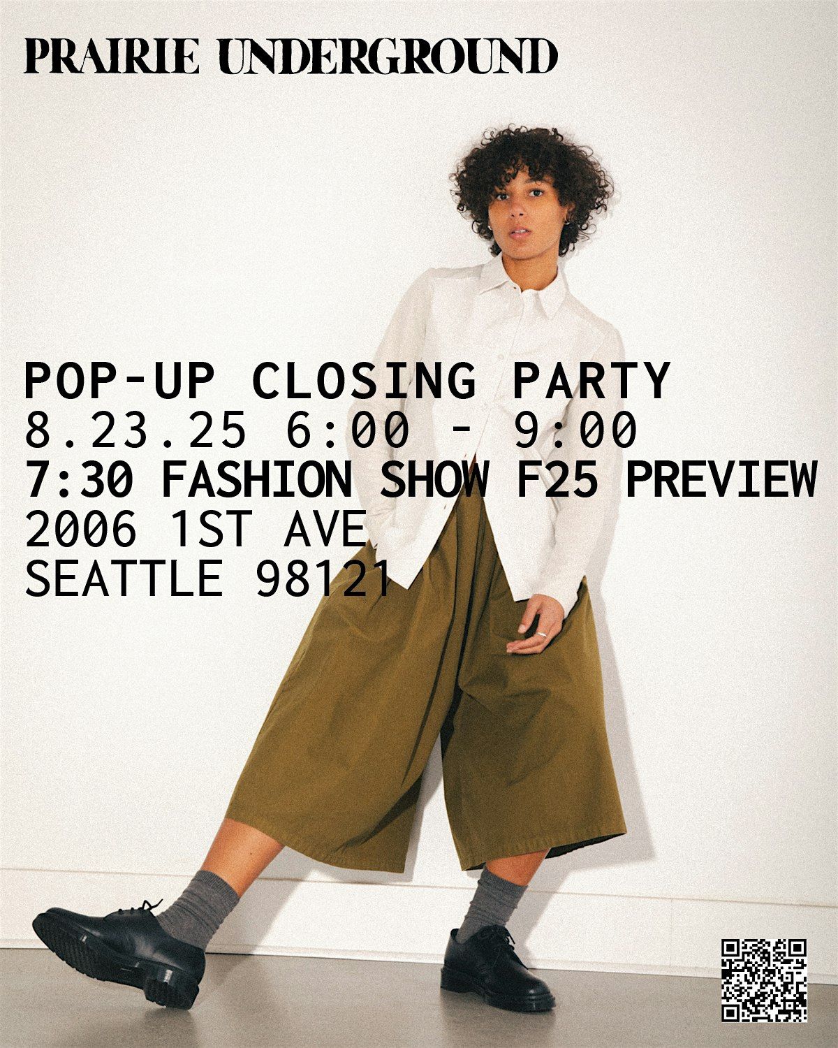 Pop-Up Closing Party + F25 Preview, 23 August | Event in Seattle | AllEvents