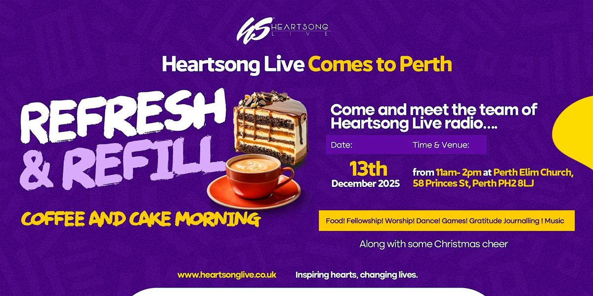 Refresh & Refill: Coffee, Cake & Christmas Cheer, 13 December | Event in Perth | AllEvents