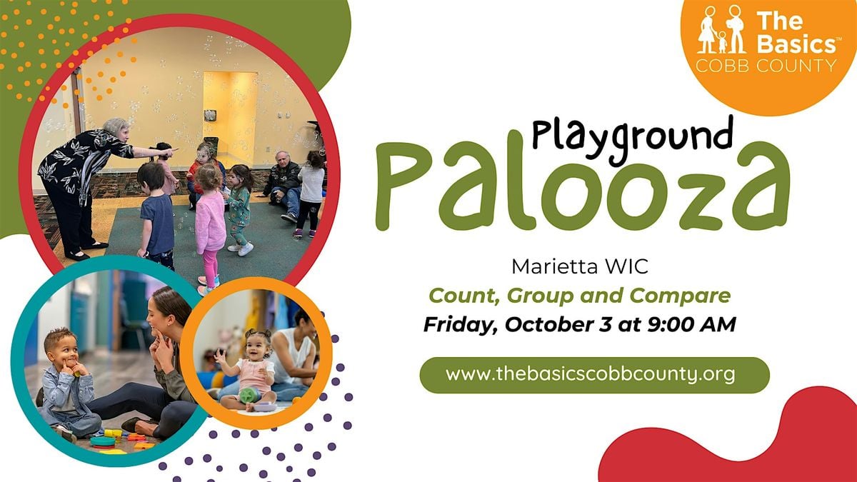 The Basics - Playground Palooza:  Count, Group, Compare, 3 October | Event in Marietta | AllEvents