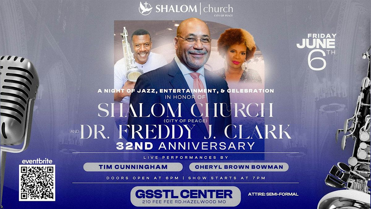 Shalom Church (City of Peace) Presents: A Night of Jazz and Celebration, 6 June | Event in Hazelwood | AllEvents
