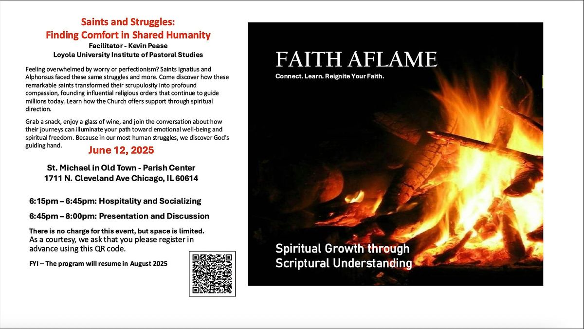 Faith Aflame: Saints & Struggles | Event in Chicago | AllEvents