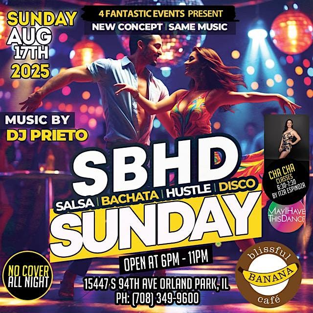 SBHD Sunday @ Blissful Banana Caféé – FREE Admission!, 17 August | Event in Orland Park | AllEvents