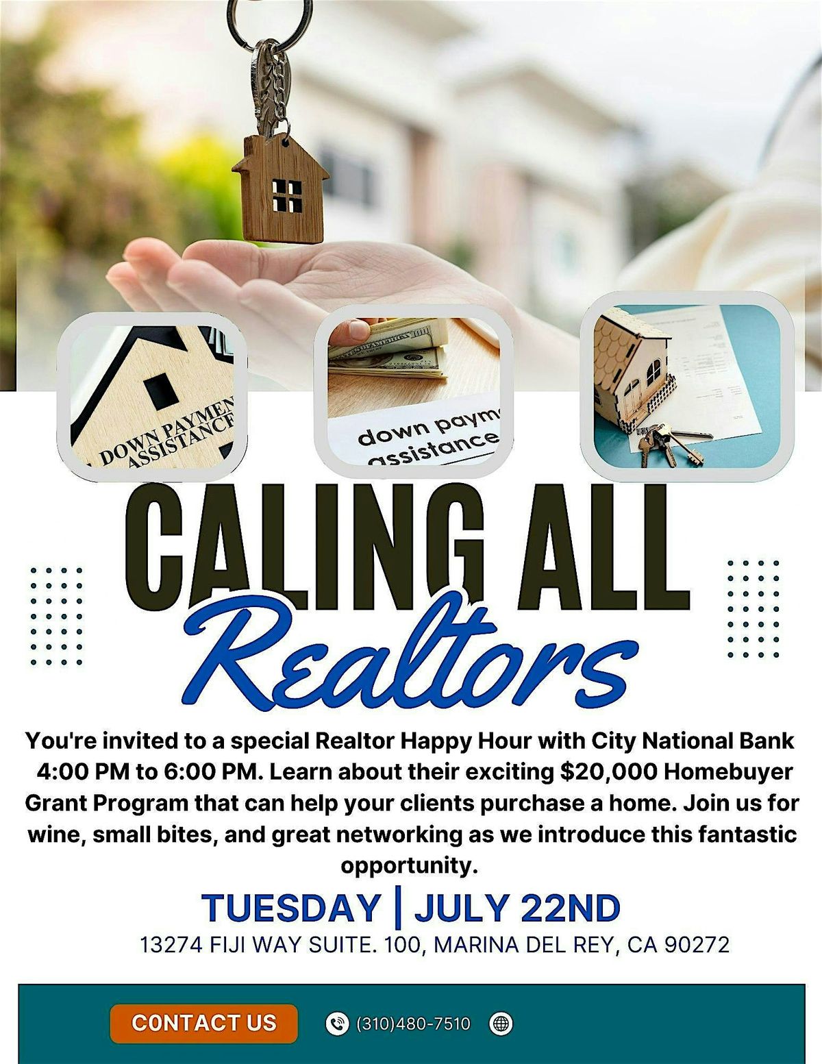 Unlock $20K for Your Buyers  Join Us for Realtor Happy Hour | Event in Marina del Rey | AllEvents