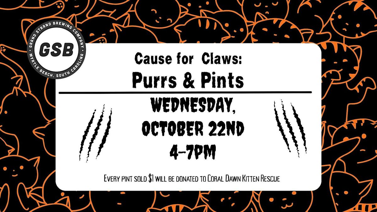 Purrs and Pints, 22 October | Event in Myrtle Beach | AllEvents
