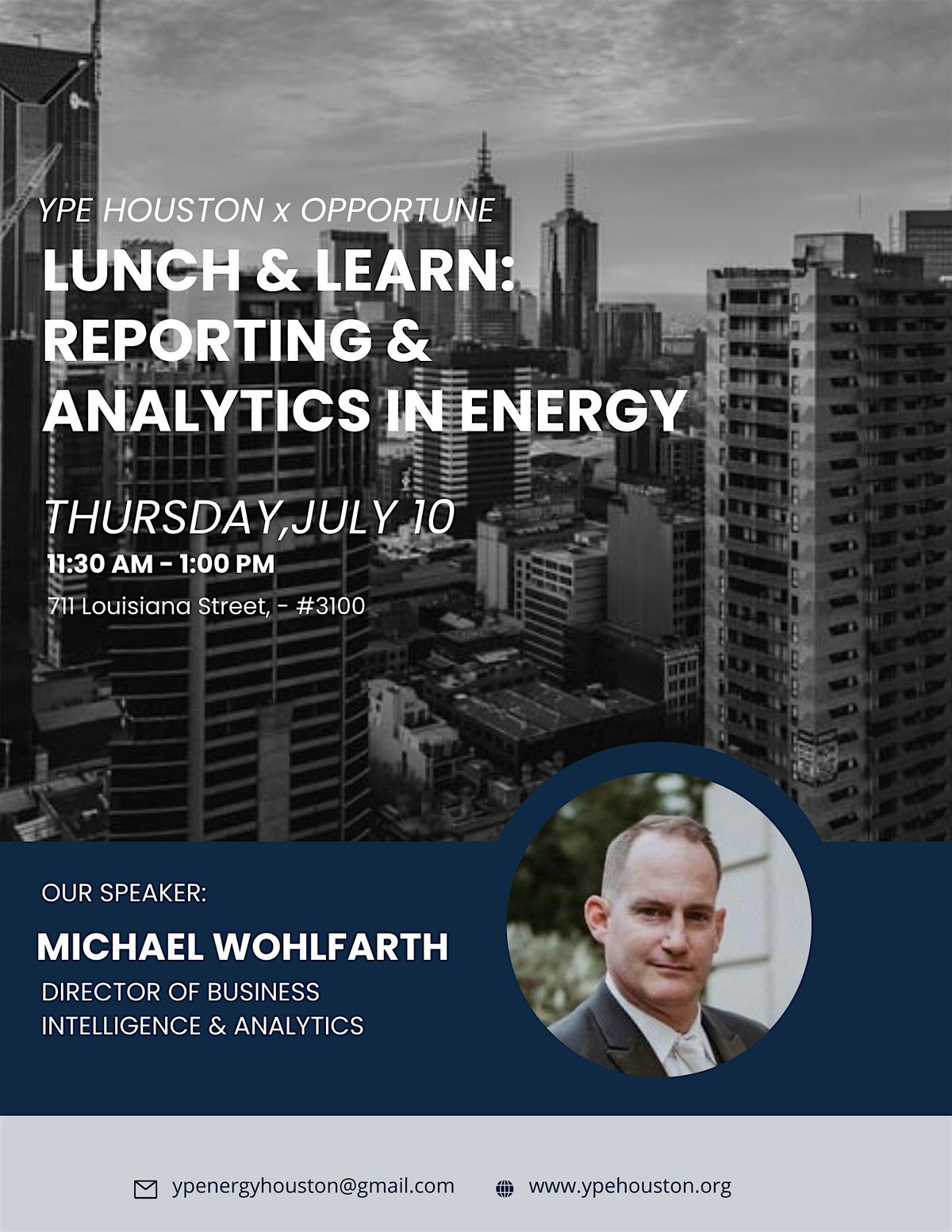 YPE x Opportune Lunch & Learn, 10 July | Event in Houston | AllEvents