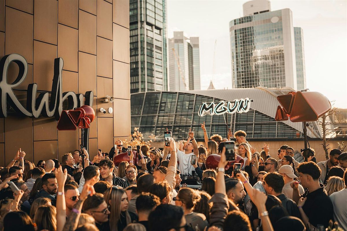 MGUN + Friends  Rooftop Daydrinking  at Ruby Louise Hotel, 2 August | Event in Frankfurt am Main | AllEvents