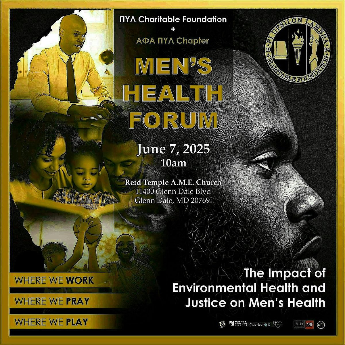2025 Men’s Health Forum: The Impact of Environmental Health & Justice, 7 June | Event in Glenn Dale