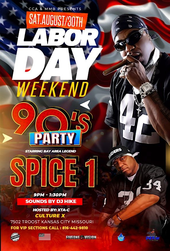 SPICE 1 PERFORMING LIVE AT THE 90’S PARTY, 30 August | Event in Kansas City | AllEvents