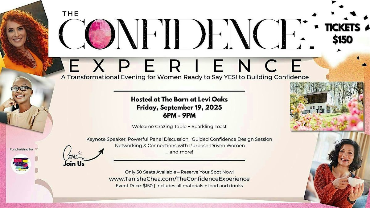 The Confidence Experience, 19 September | Event in Matthews | AllEvents
