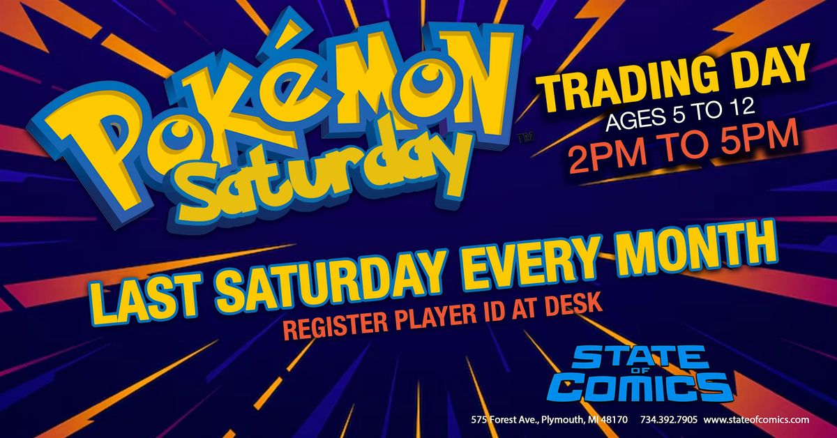 Pokemon Children's Trading Day, 30 August | Event in Plymouth | AllEvents