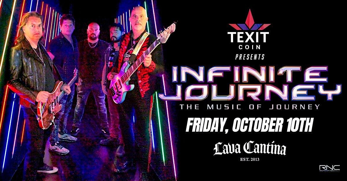 Infinite Journey - The Music of Journey LIVE at Lava Cantina, 10 October | Event in The Colony | AllEvents