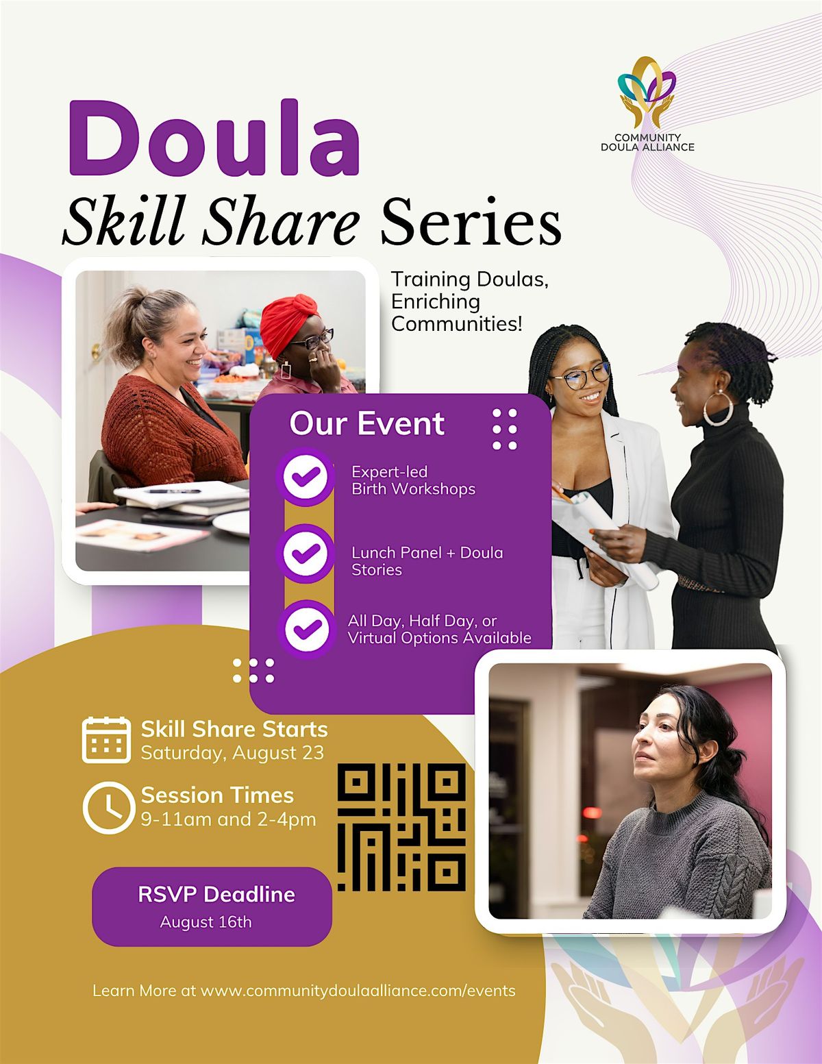 Doula Skillshare Day at Community Doula Alliance, 23 August | Event in Portland | AllEvents