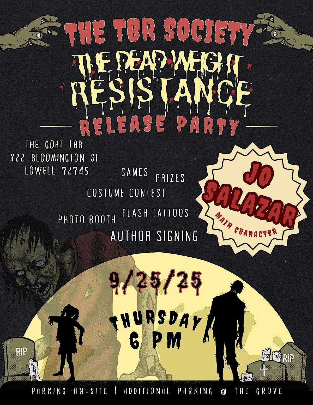 The Dead Weight Resistance Release Party Hosted by The TBR Society, 25 September | Event in Lowell | AllEvents
