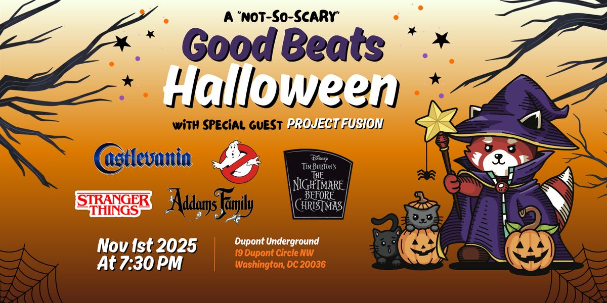 Halloween Concert: Good Beats x Project Fusion, 1 November | Event in Washington | AllEvents
