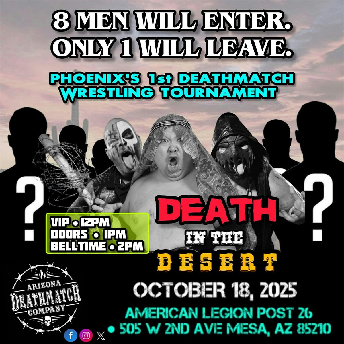 Death in the Desert, 18 October | Event in Mesa | AllEvents