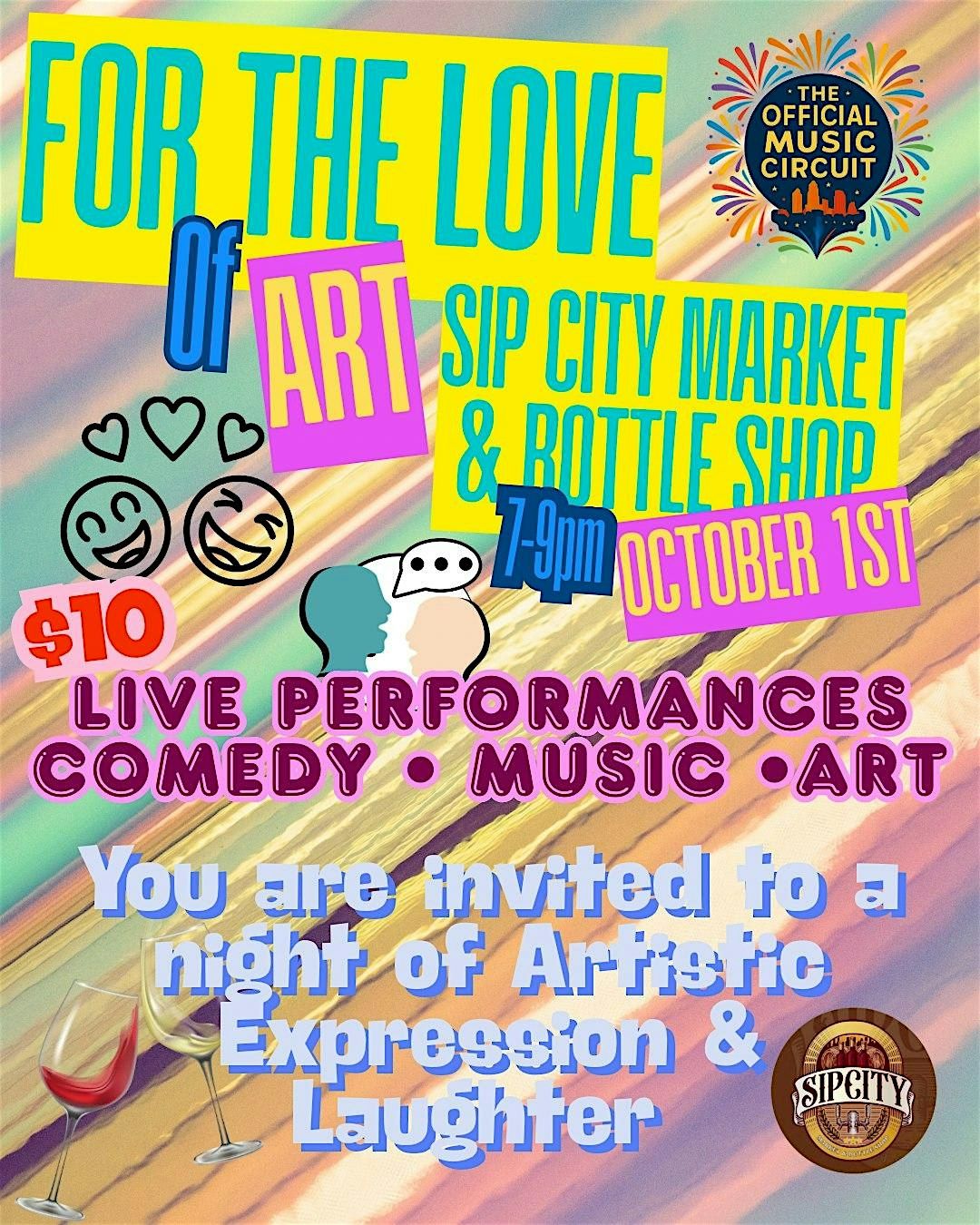 TOMC PRESENTS: FOR THE LOVE OF ART, 1 October | Event in Charlotte | AllEvents