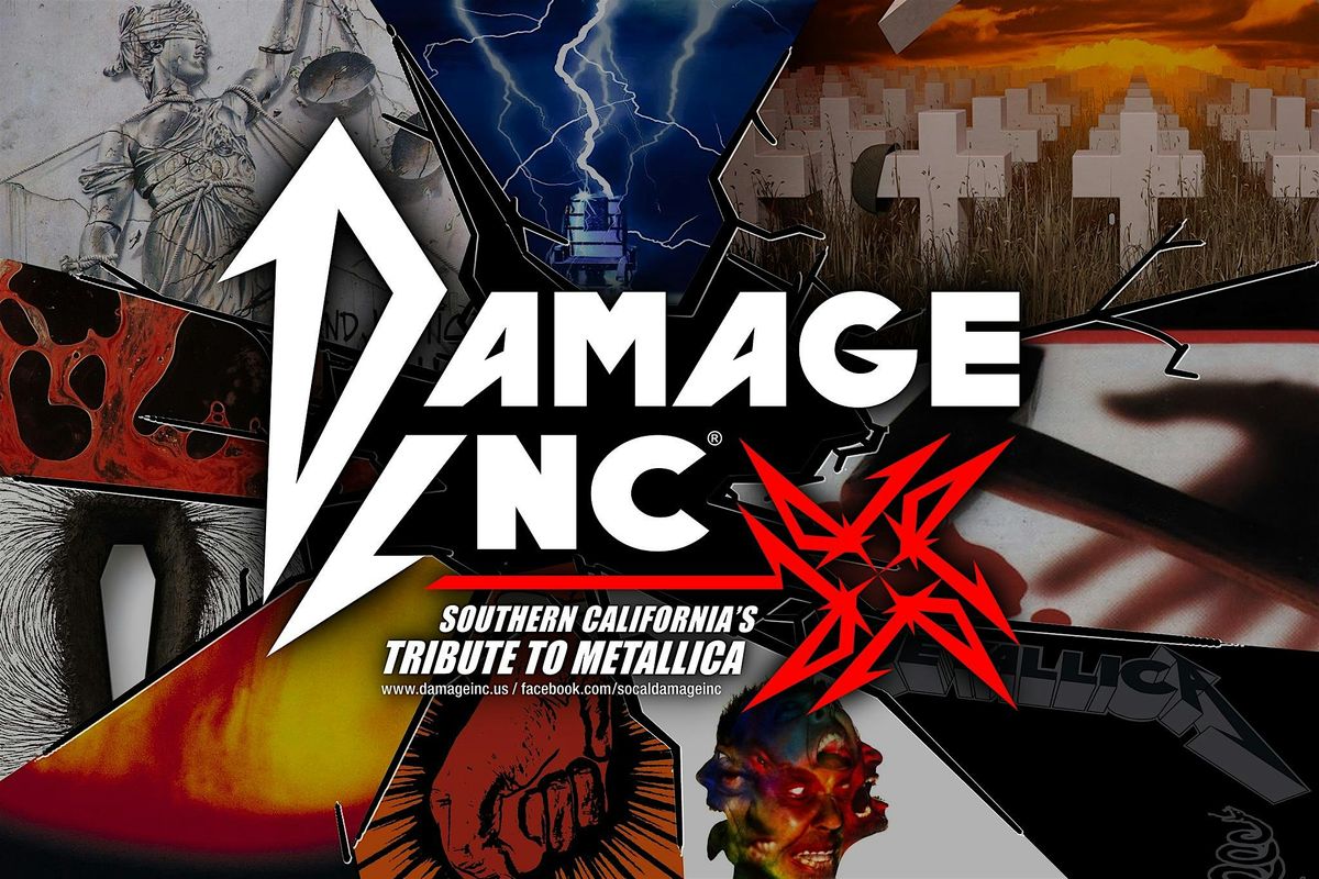 Metallica Tribute by Damage Inc, 24 May | Event in Riverside | AllEvents