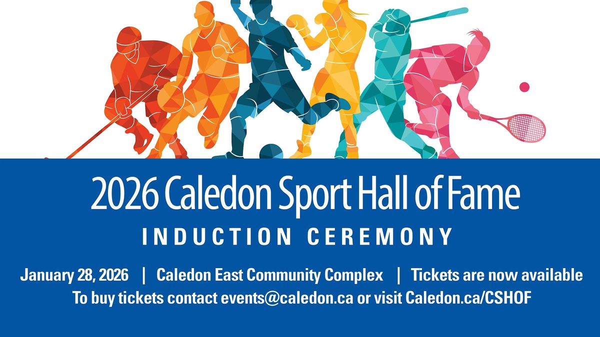 2026 Caledon Sport Hall of Fame Induction Ceremony, 28 January | Event in Caledon East | AllEvents