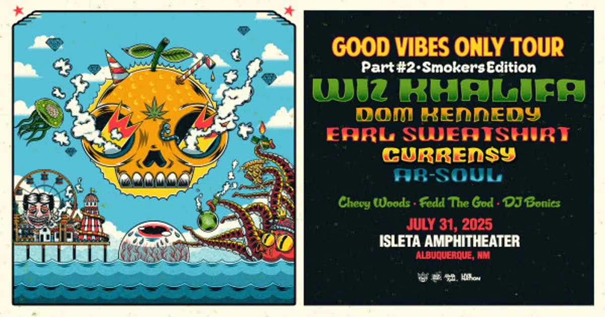 Wiz Khalifa with Dom Kennedy, Earl Sweatshirt, Curren$y and more, 4 August | Event in Concord | AllEvents