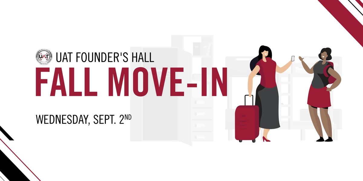 UAT Founder's Hall Move-In: Fall 2026, 2 September | Event in Tempe | AllEvents