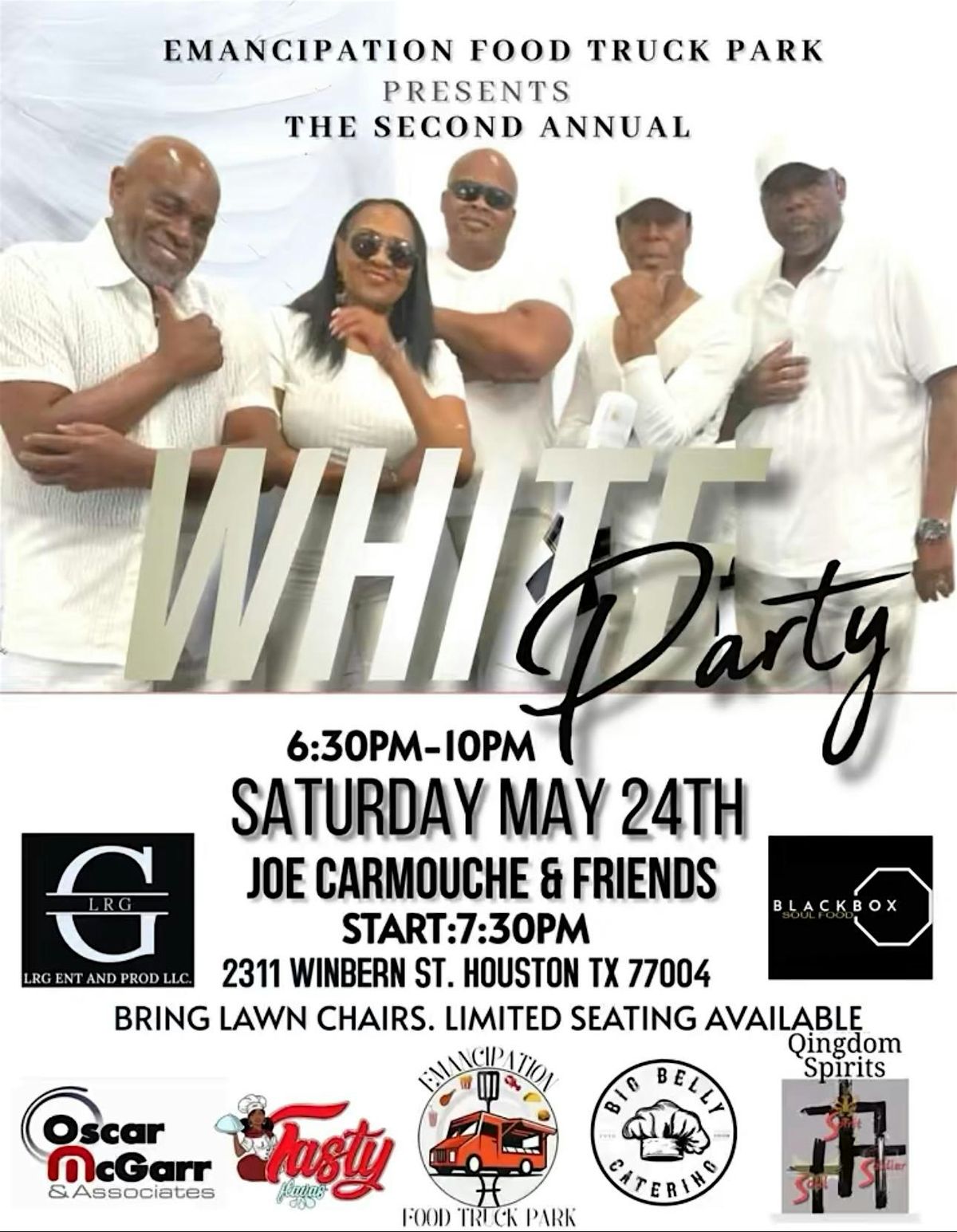 Emancipation Food Truck Park Presents: 2nd Annual All White Party for 50+ | Event in Houston | AllEvents