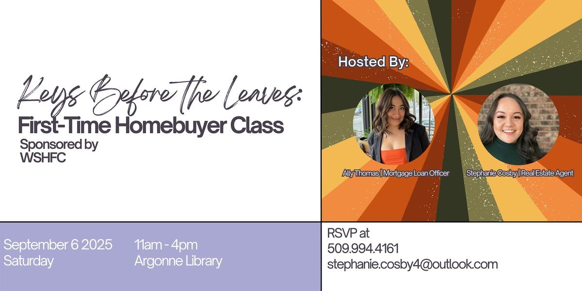 First Time Home Buyer Class - Sponsored by the WSHFC, 6 September | Event in Spokane | AllEvents