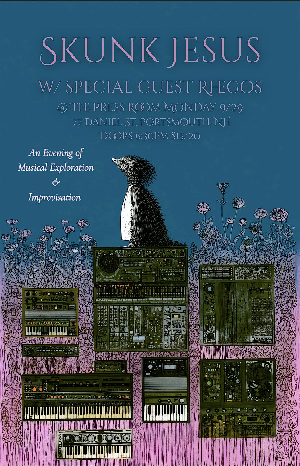 An Evening of Musical Exploration & Improvisation: Skunk Jesus w/ Rhegos, 29 September | Event in Portsmouth
