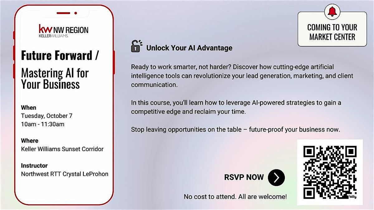 Mastering AI for Your Business ┃Future Foward, 7 October | Event in Hillsboro | AllEvents