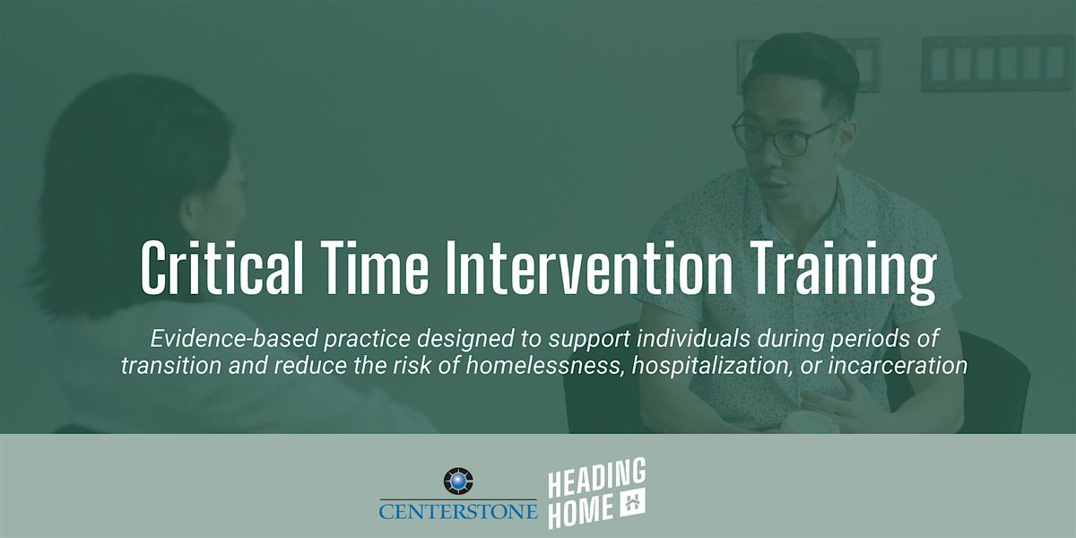 Critical Time Intervention Training, 21 October | Event in Bloomington | AllEvents