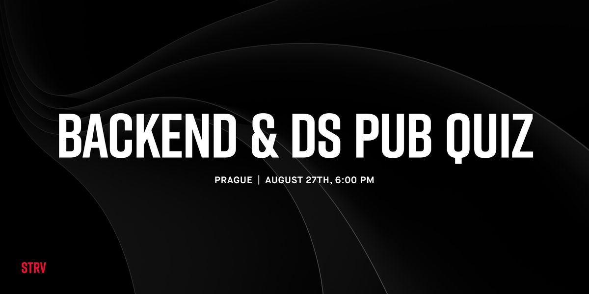 Backend & DS Pub Quiz Night | Prague, 27 August | Event in Prague | AllEvents