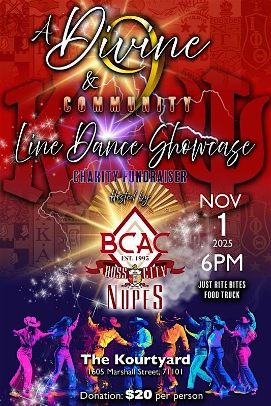 A Divine 9 & Community Line Dance Showcase!!, 1 November | Event in Shreveport | AllEvents