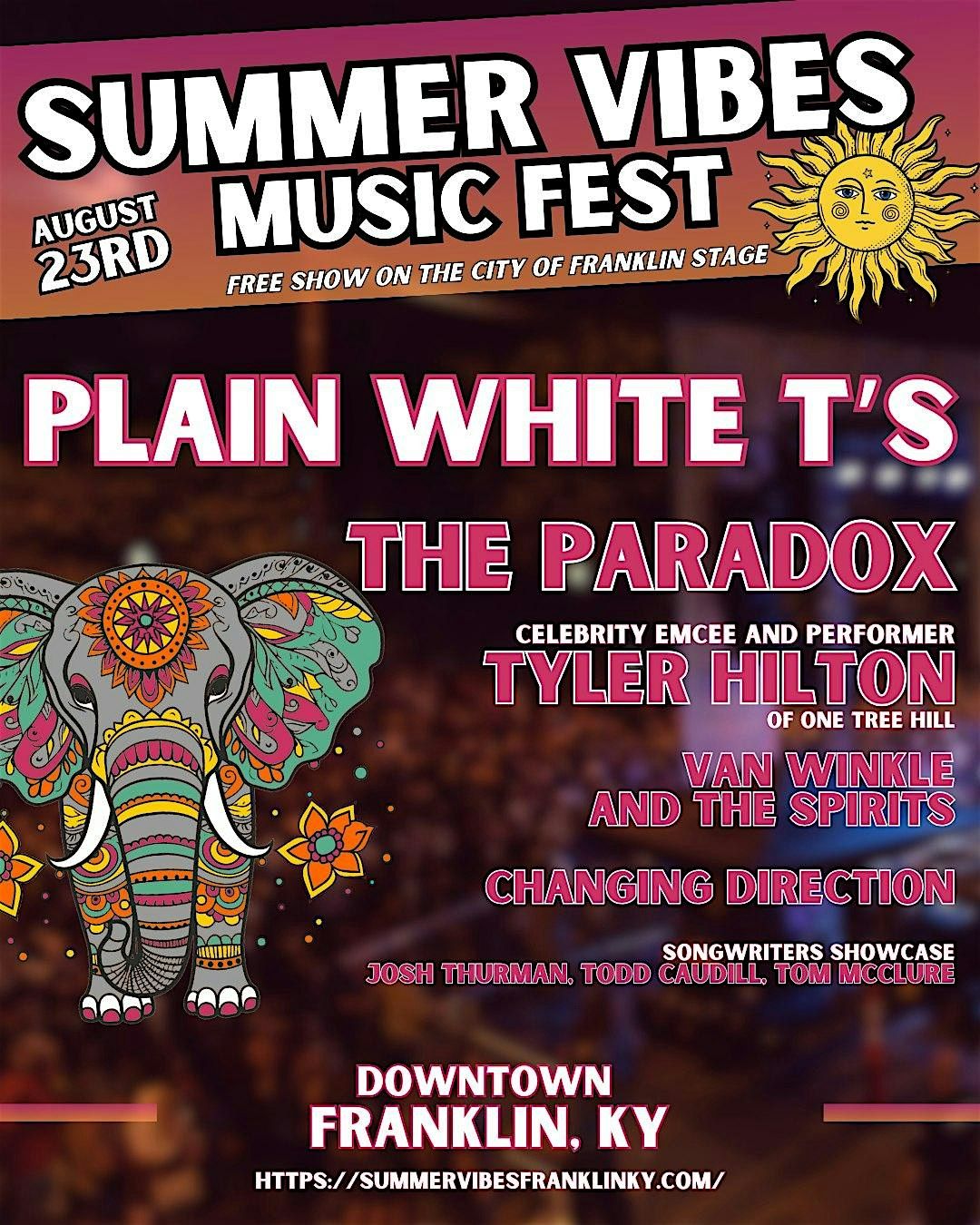 Summer Vibes Music Festival, 23 August | Event in Franklin | AllEvents
