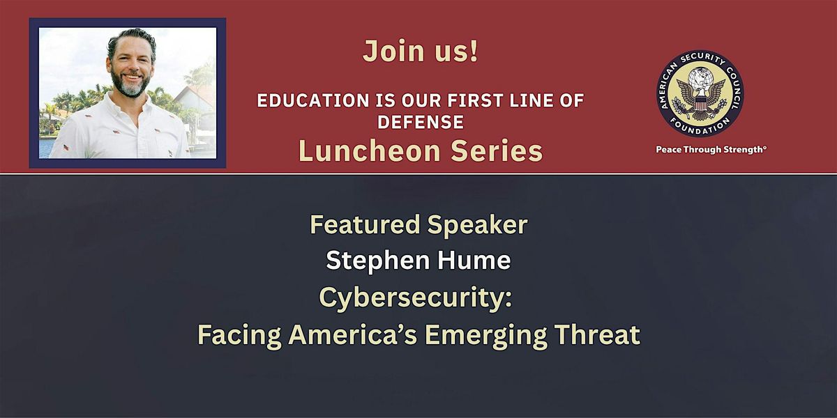 ASCF Lunch Series: Education is our First Line of Defense., 11 September | Event in Vero Beach | AllEvents