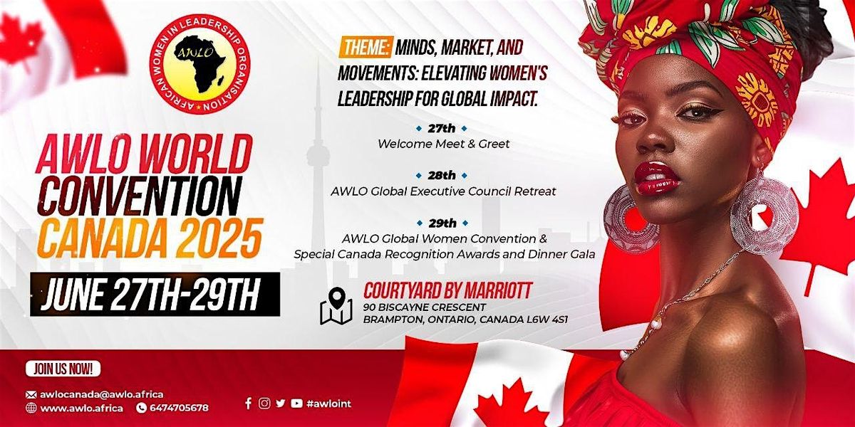 AWLO World Women Convention Canada 2025, 27 June | Event in Brampton | AllEvents