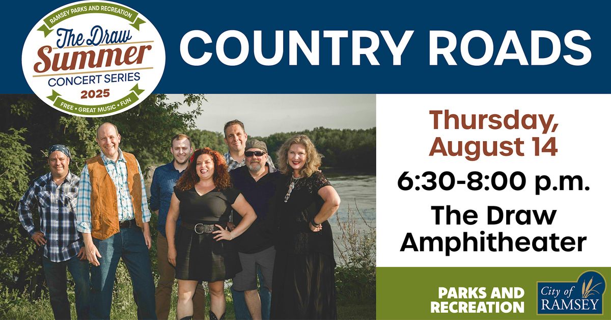 Draw Summer Concert Series: Country Roads, 14 August | Event in Ramsey | AllEvents