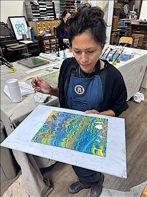 Paper Marbling - Sun, June 1, 2025, 1 June | Event in Carson | AllEvents