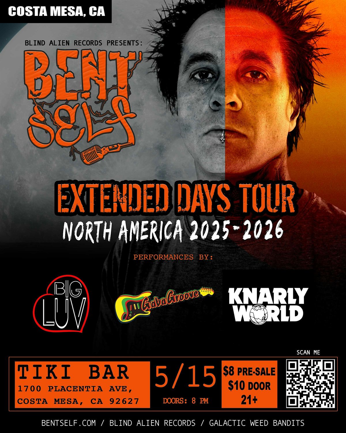 Bent Self - Extended Days Tour [Costa Mesa CA], 15 May | Event in Costa Mesa | AllEvents