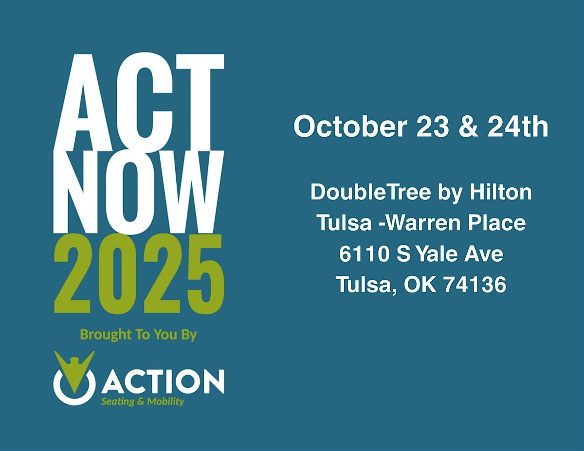 ACTNow 2025, 23 October | Event in Tulsa | AllEvents