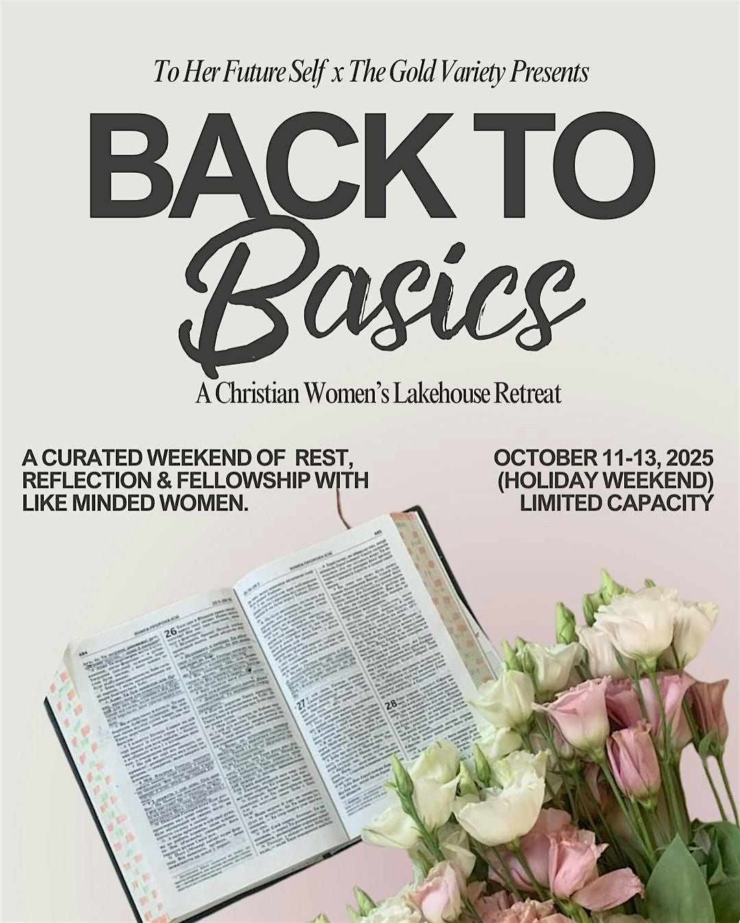 Back To Basics: Christian Women's Retreat, 11 October | Event in Swanton | AllEvents