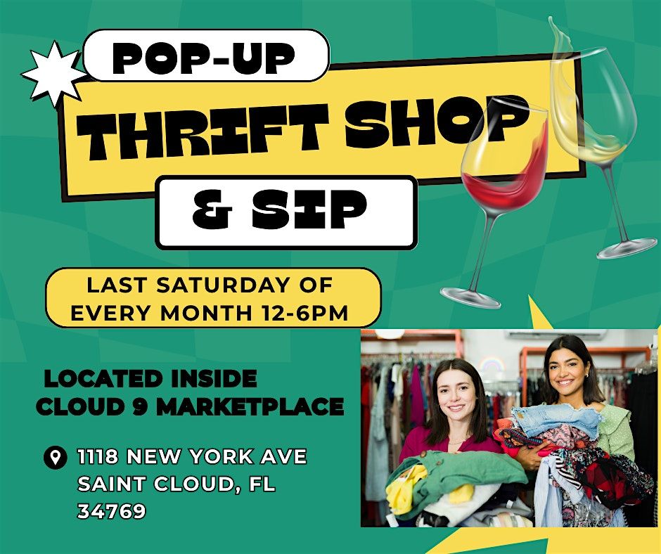 POP-UP  SIP & THRIFT, 28 June | Event in St. Cloud | AllEvents