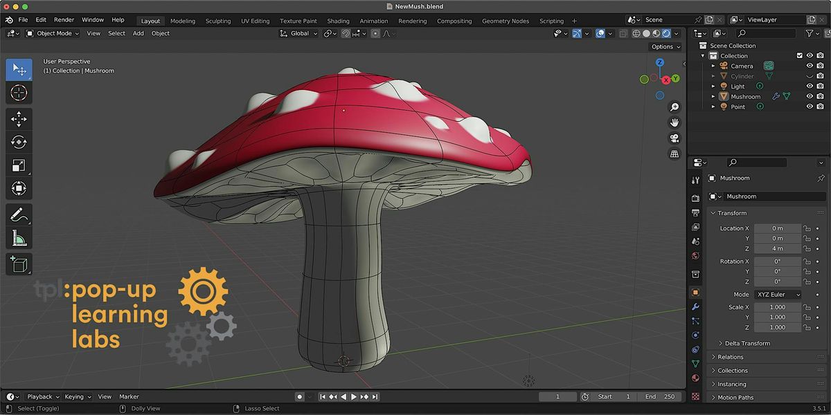 3D Design with Blender Part II: UV Mapping and Texture Painting, 22 May | Event in Toronto | AllEvents