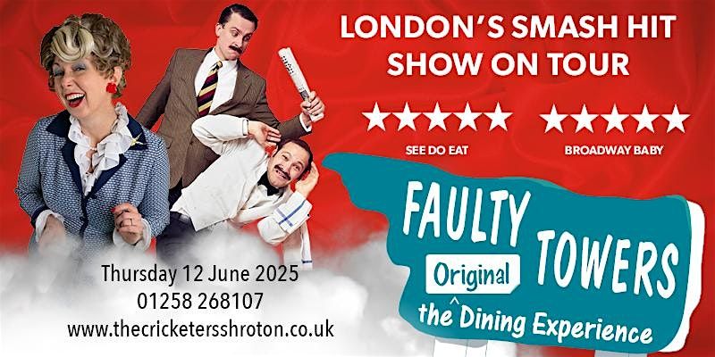 Faulty Towers Dining Experience at The Cricketers Shroton, 9 June | Event in Iwerne Courtney | AllEvents