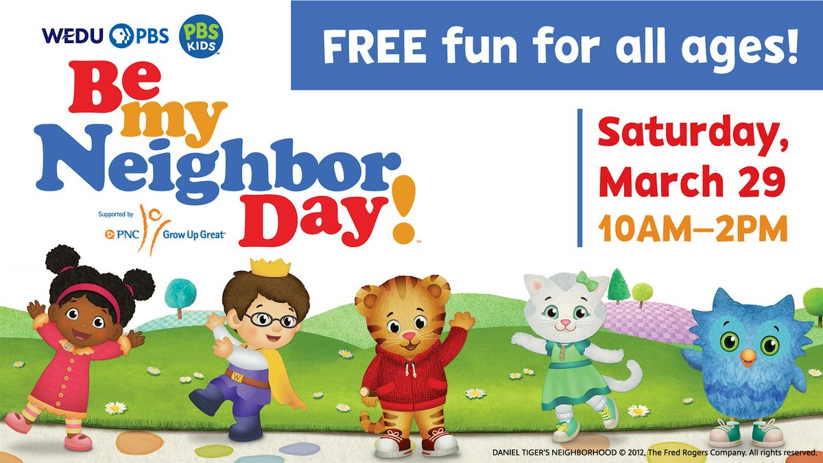 WEDU PBS KIDS Be My Neighbor Day, 29 March | Event in Tampa | AllEvents