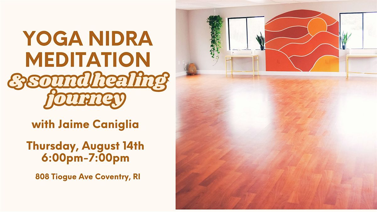 Yoga Nidra Meditation + Sound Healing Journey, 14 August | Event in Coventry | AllEvents