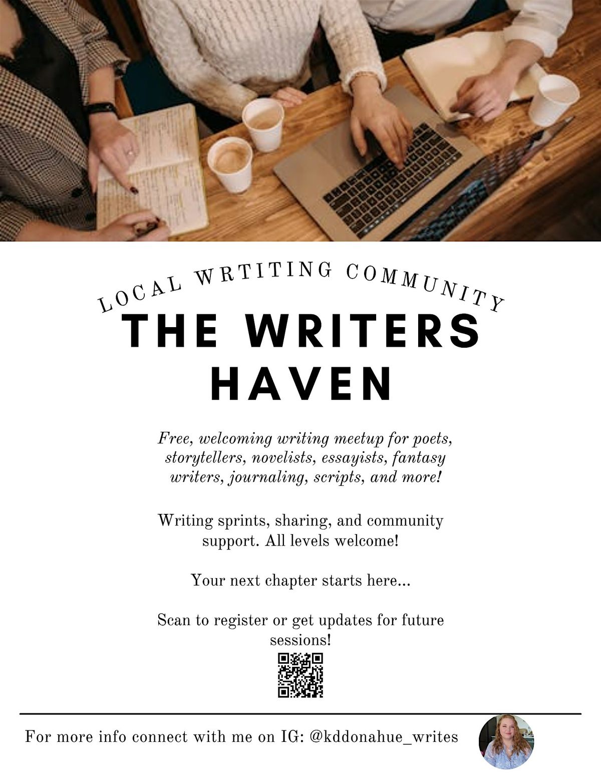 The Writers Haven: Local Writing Community, 18 October | Event in Hanford | AllEvents