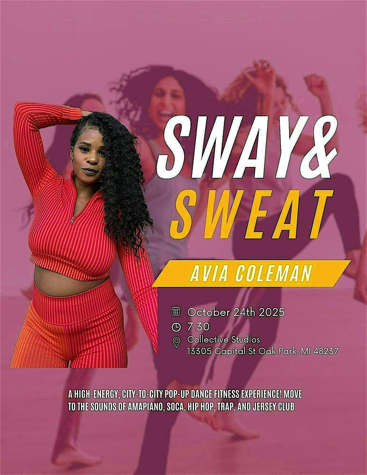 Sway & Sweat: After Dark - A Halloween Dance Pop-Up Experience, 24 October | Event in Oak Park | AllEvents