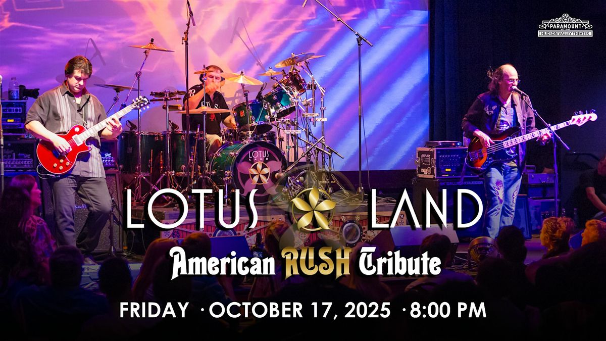 Lotus Land- The American Rush Tribute, 27 August | Event in Peekskill | AllEvents