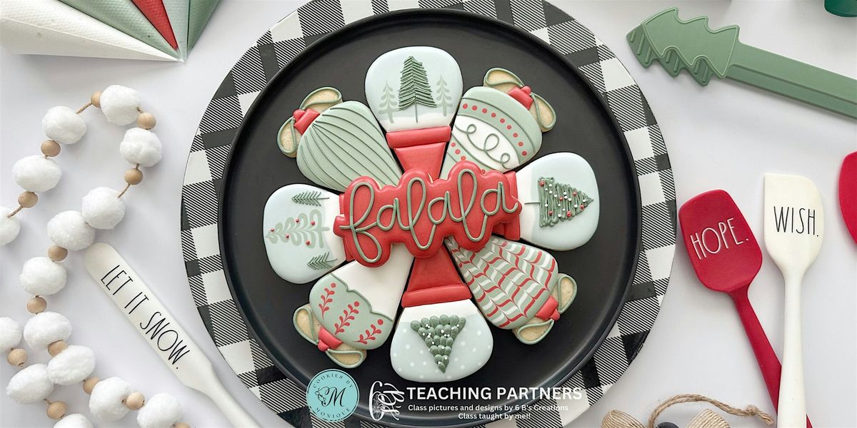 6:30PM Ornament and Snow Globe Platter Cookie decorating Class, 12 December | Event in Summerville | AllEvents