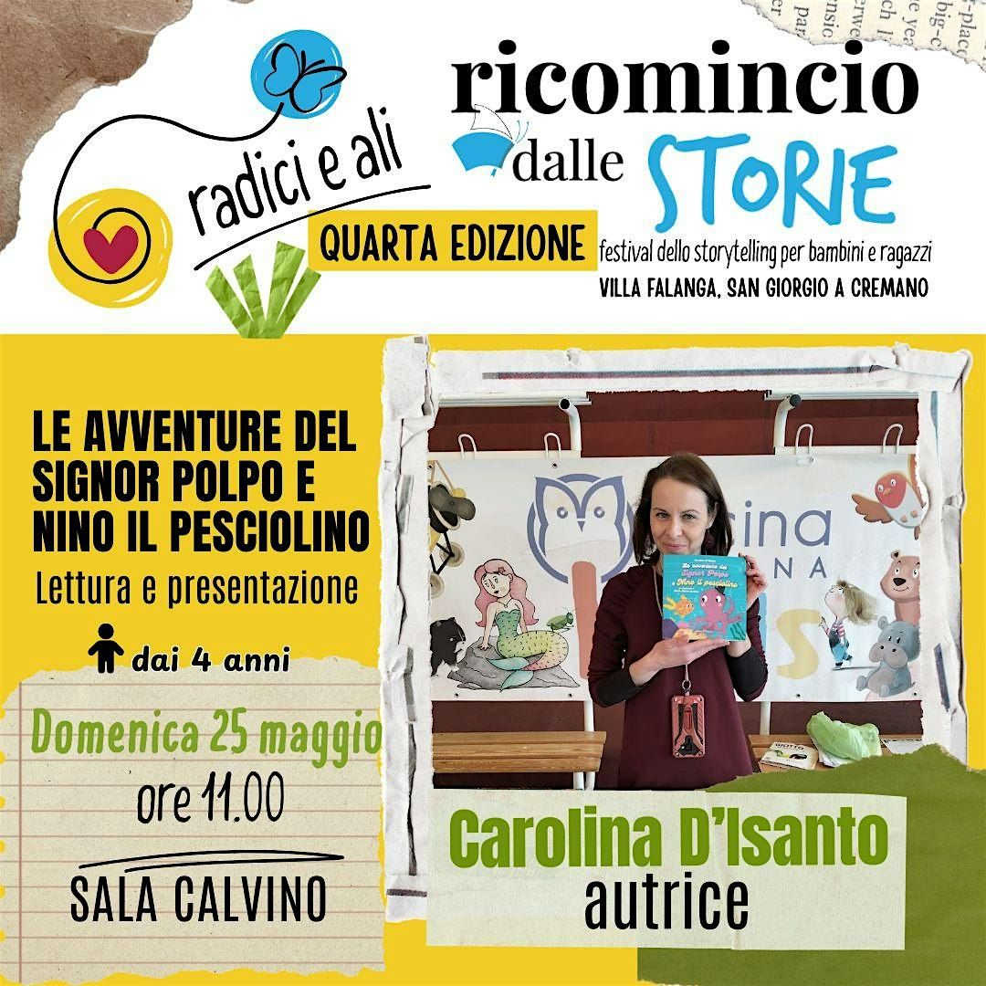 Le avventure del signor polpo e nino il pesciolino- Ricomincio dalle storie, 25 May | Event in San Giorgio a Cremano