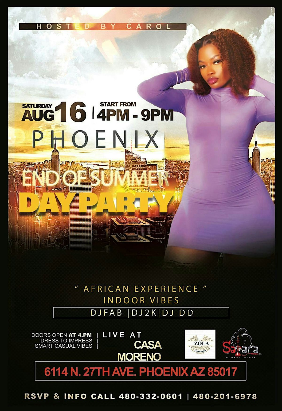 END OF SUMMER DAY PARTY, 16 August | Event in Phoenix | AllEvents